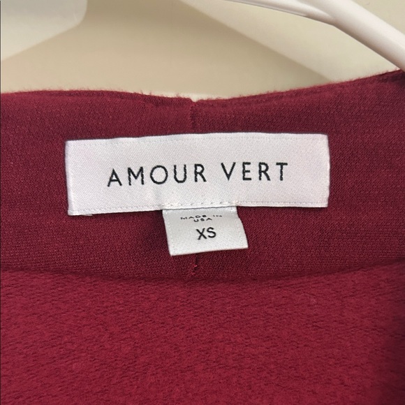 Amour Vert Deep Red Cardigan - Picture 2 of 7